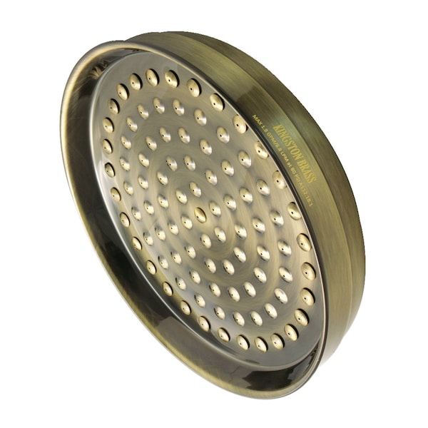 Shower Head, Antique Brass, Wall Mount